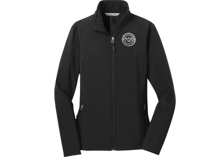 WOMEN'S SOFT SHELL JACKET DHS SEAL EMBROIDERED