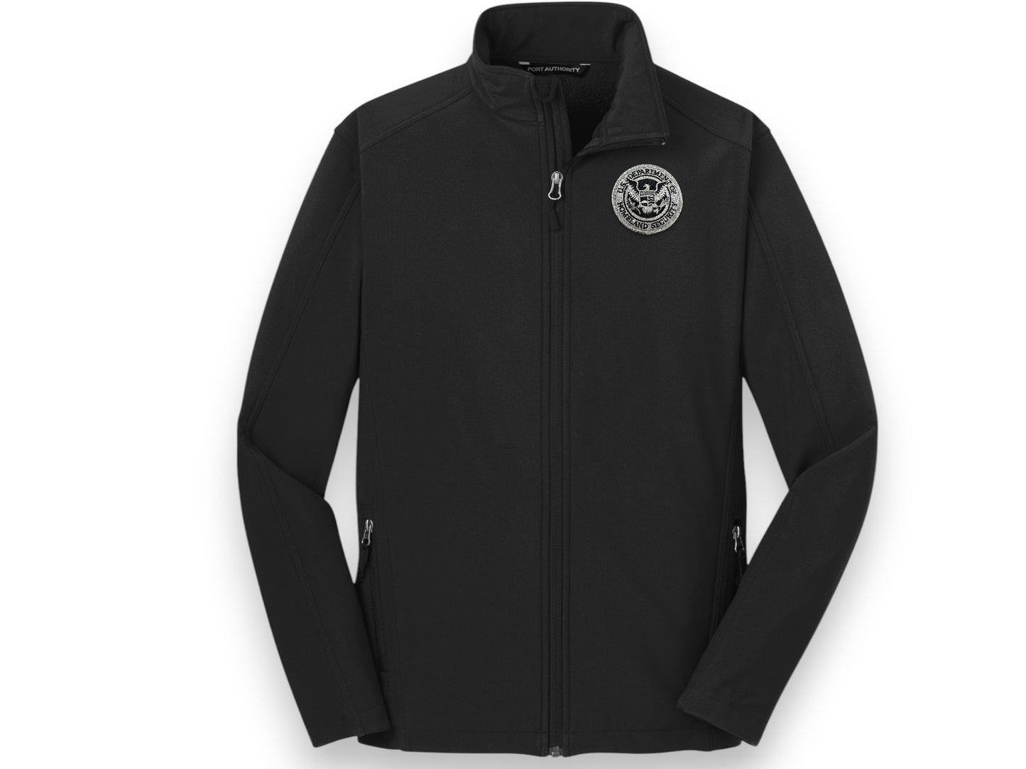 MEN'S SOFT SHELL JACKET DHS SEAL EMBROIDERED
