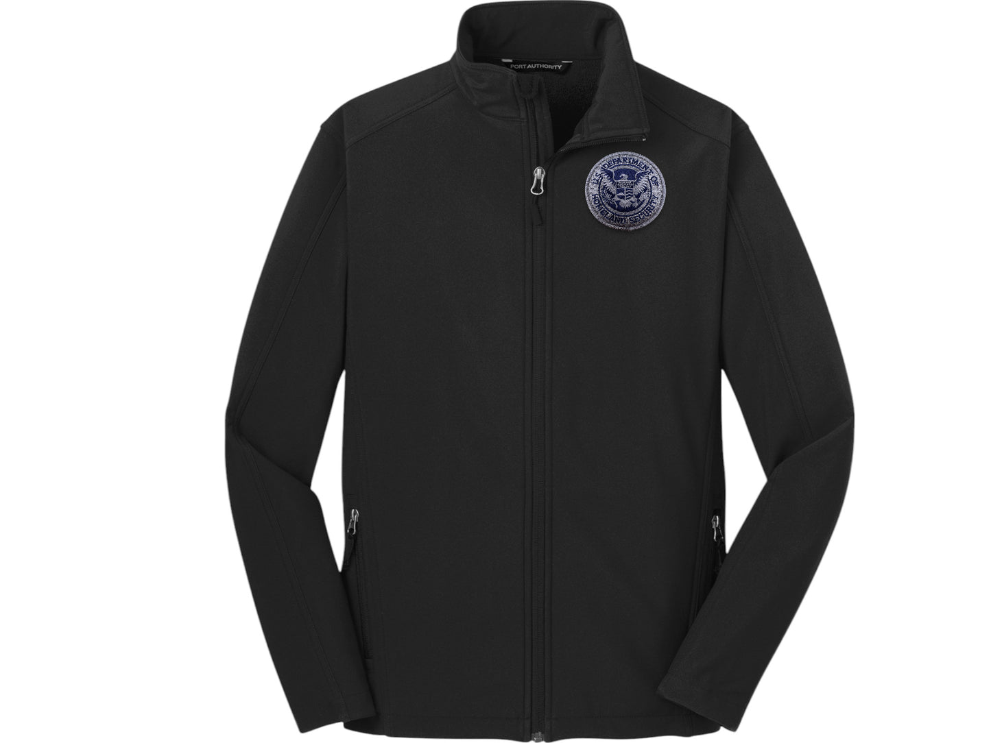 MEN'S SOFT SHELL JACKET DHS SEAL EMBROIDERED