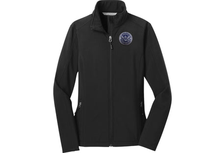 WOMEN'S SOFT SHELL JACKET DHS SEAL EMBROIDERED