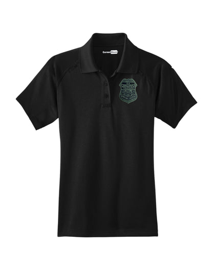 WOMEN'S IRS CI S/A BADGE POLO-CS411