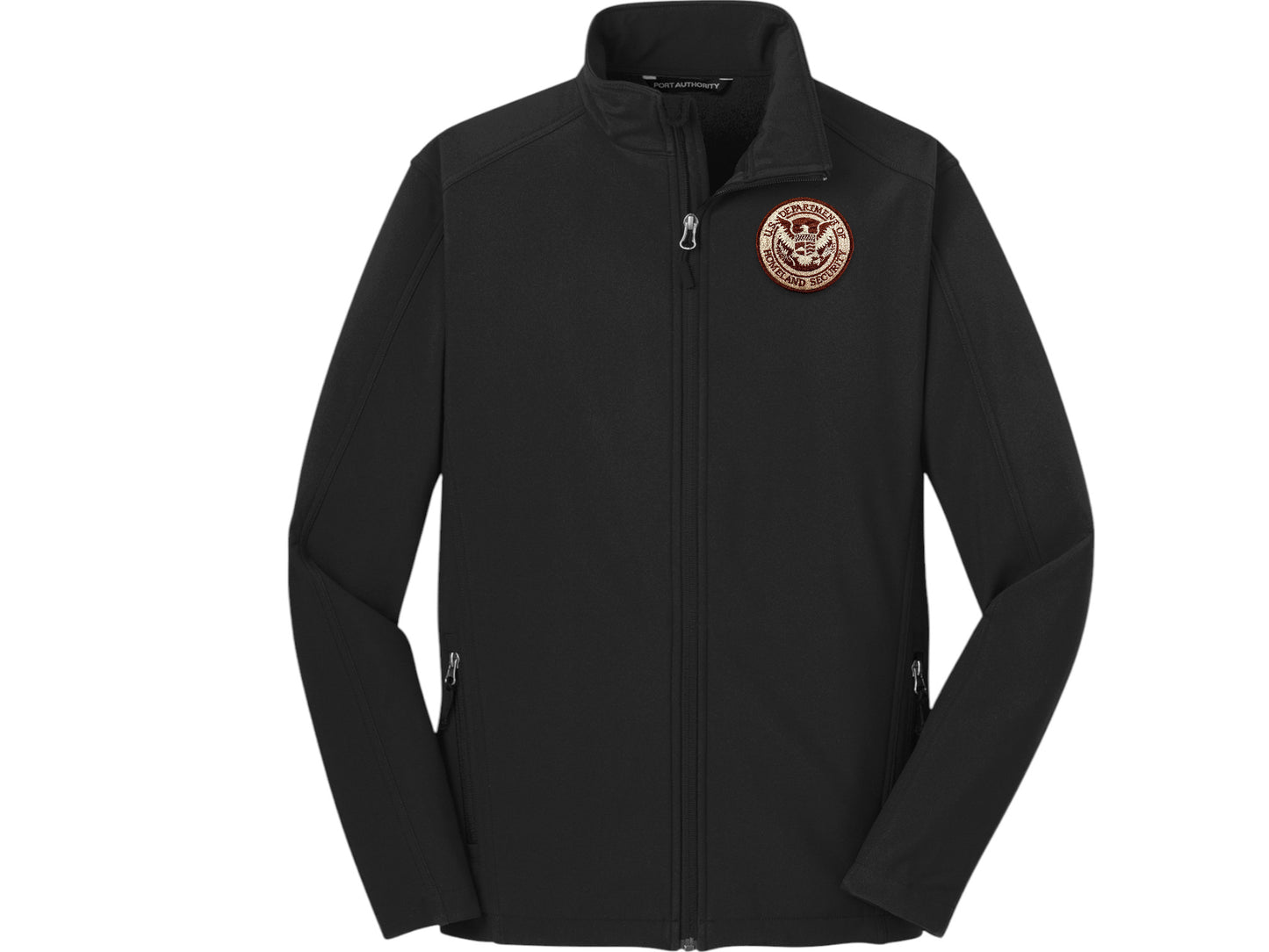 MEN'S SOFT SHELL JACKET DHS SEAL EMBROIDERED