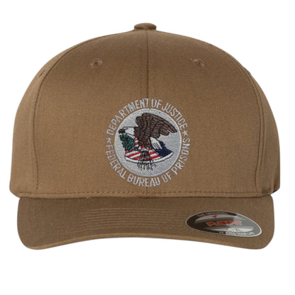 BOP EMBROIDERED BADGE or Seal ON FLEXFIT HAT