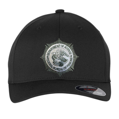 BOP EMBROIDERED BADGE or Seal ON FLEXFIT HAT