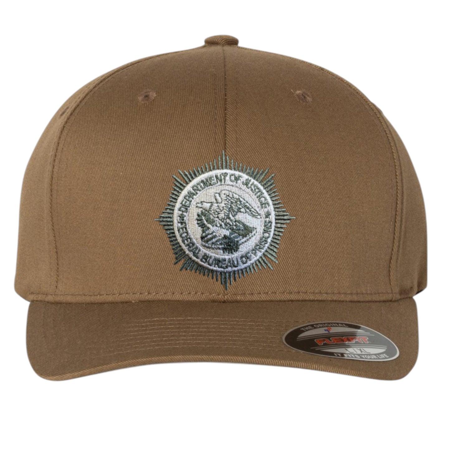 BOP EMBROIDERED BADGE or Seal ON FLEXFIT HAT