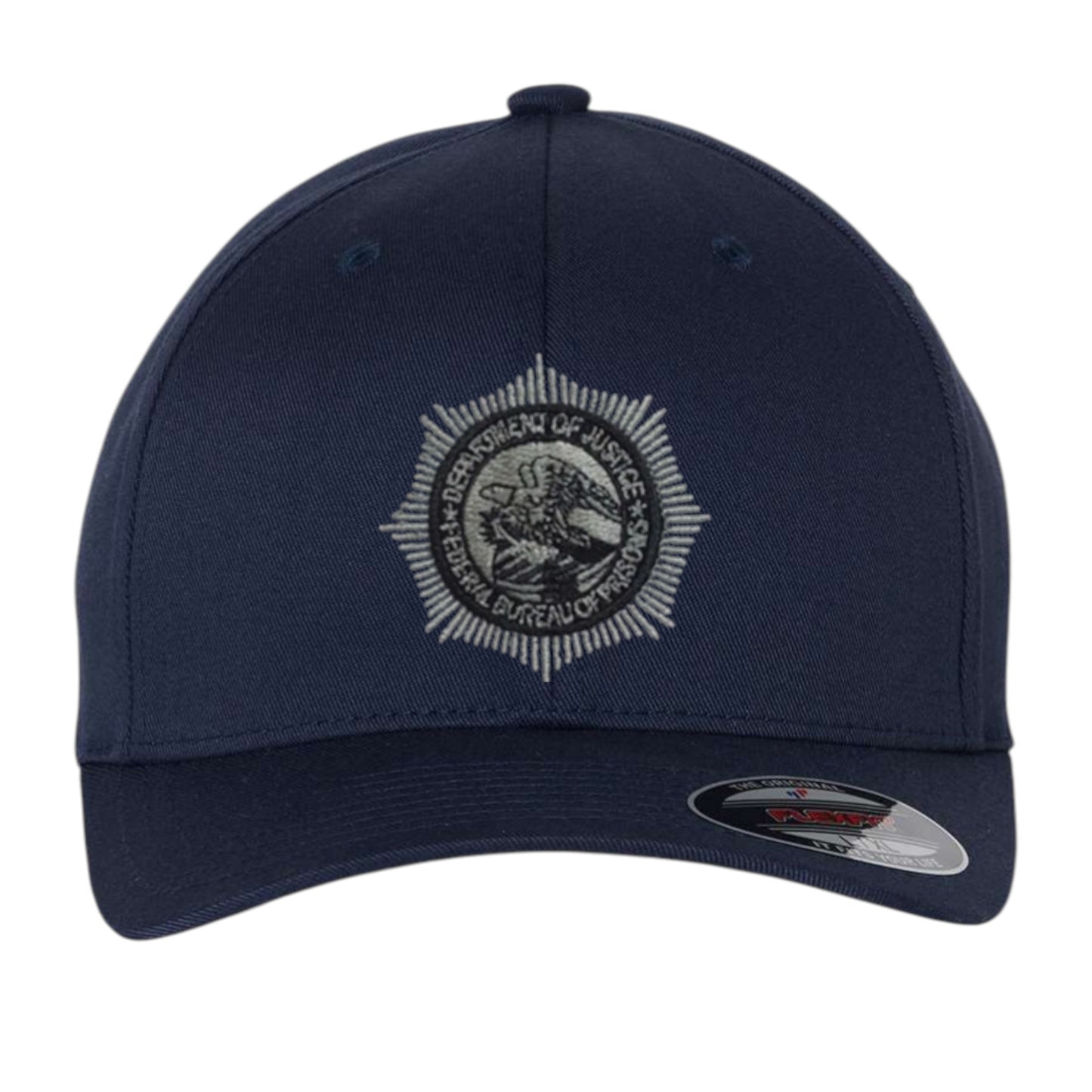 BOP EMBROIDERED BADGE or Seal ON FLEXFIT HAT