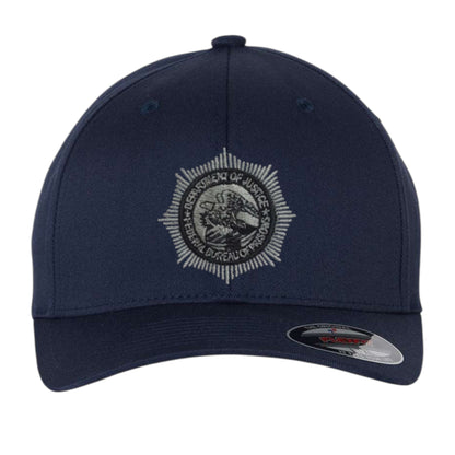 BOP EMBROIDERED BADGE or Seal ON FLEXFIT HAT