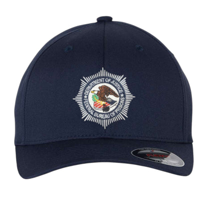 BOP EMBROIDERED BADGE or Seal ON FLEXFIT HAT