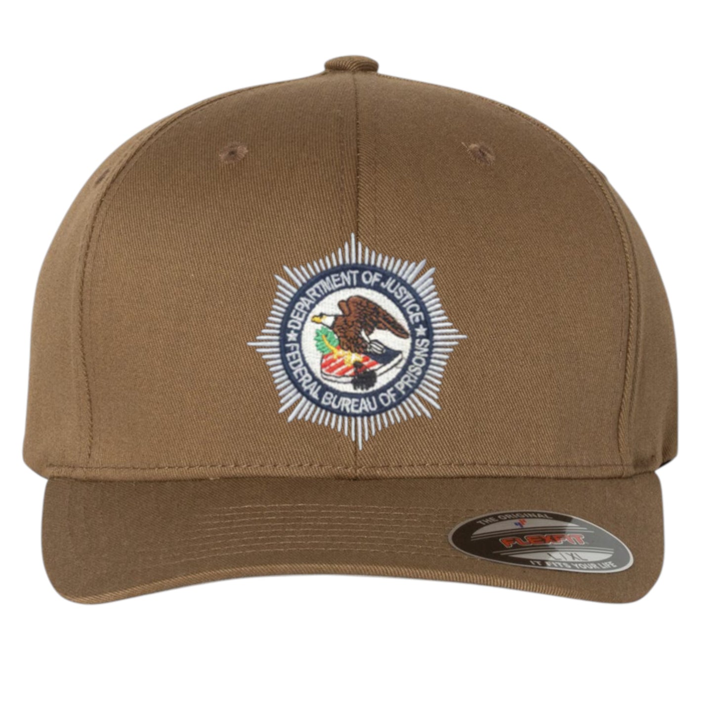 BOP EMBROIDERED BADGE or Seal ON FLEXFIT HAT