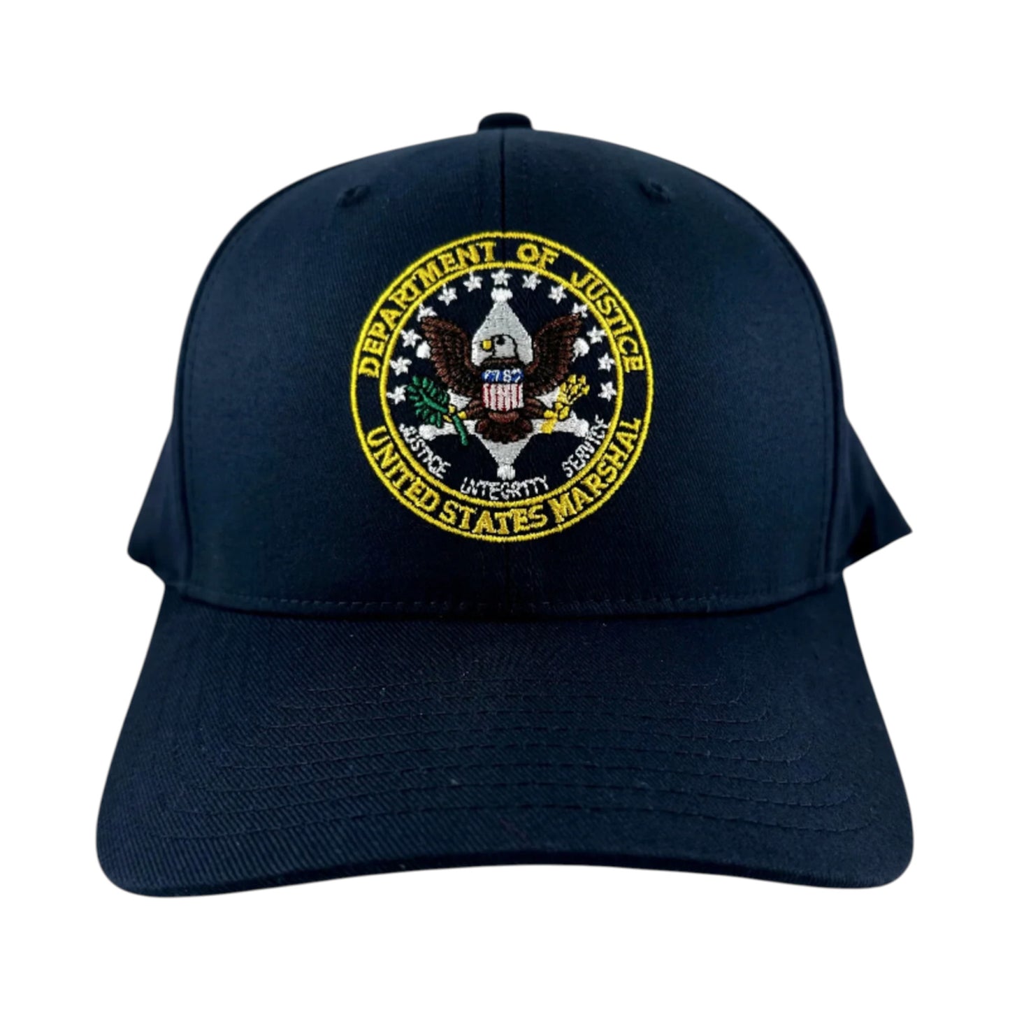 CLEARANCE USMS SEAL EMBROIDERED FLEXFIT HAT