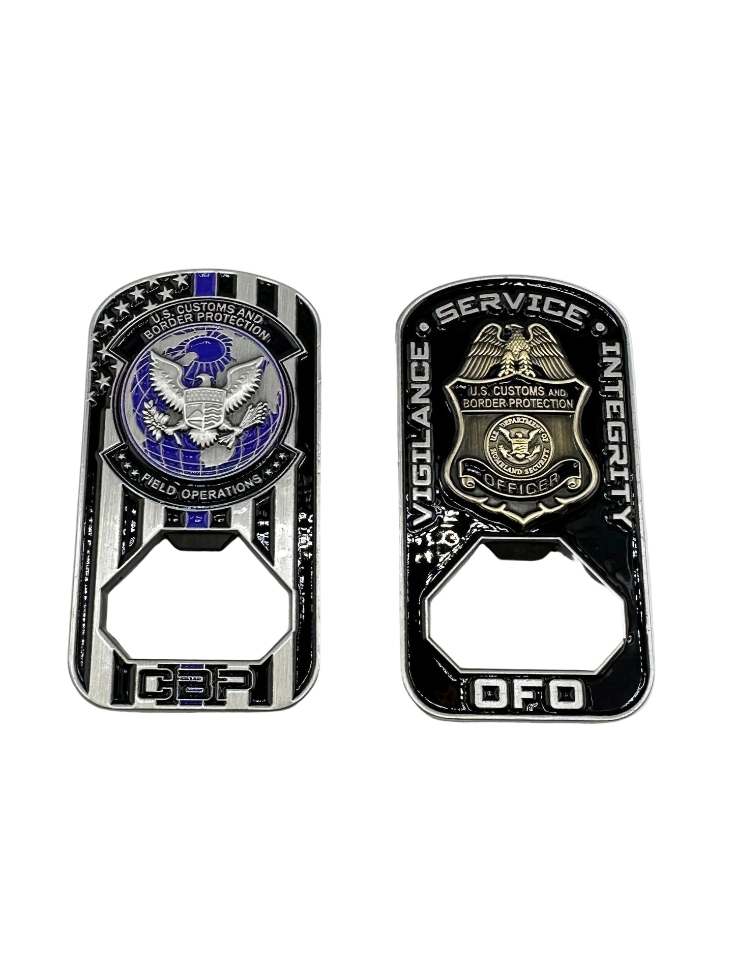 CBP CHALLENGE COIN - NEW DESIGN BOTTLE OPENER