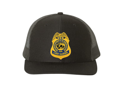 NPS BADGE ON RICHARDSON HAT
