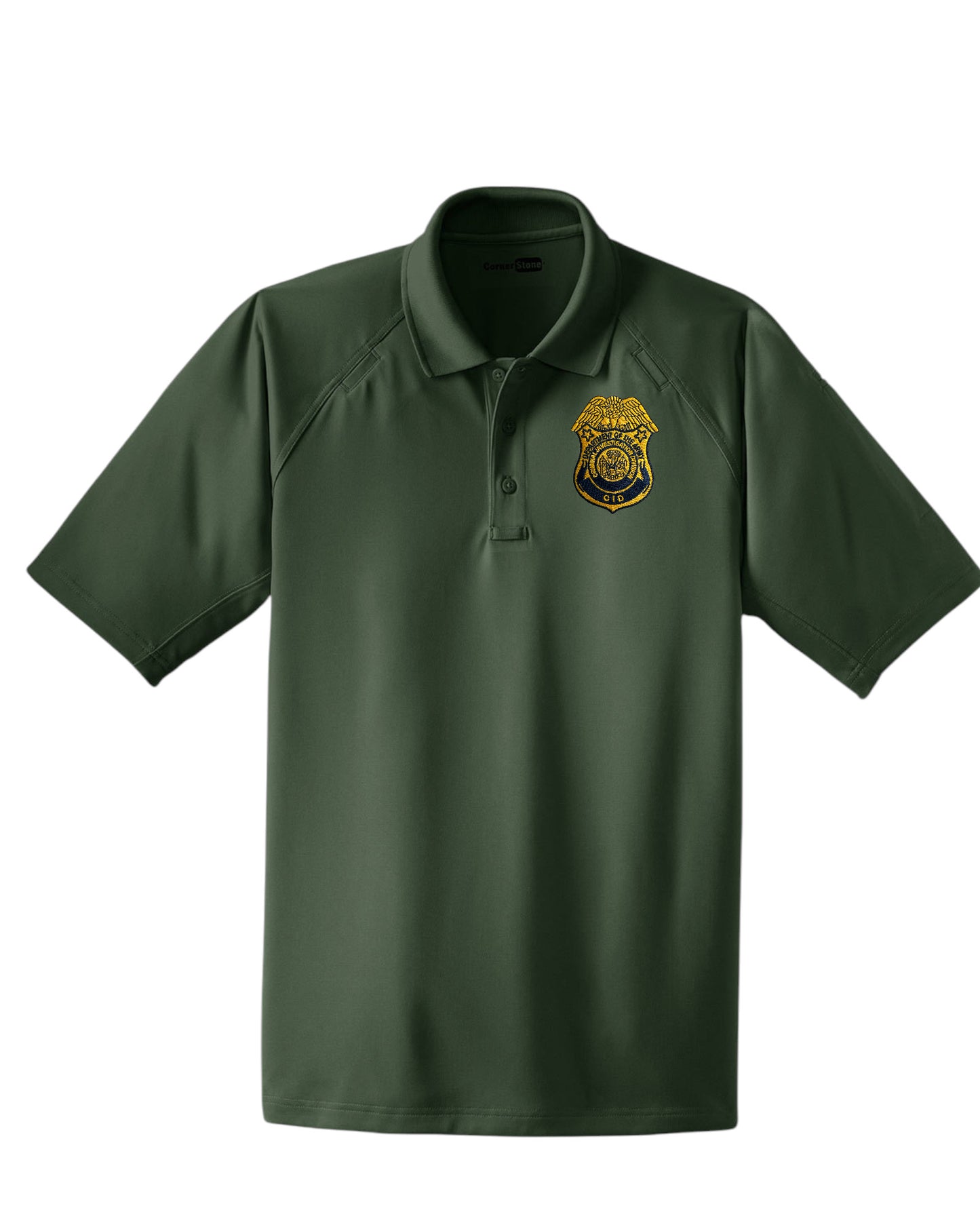MEN'S ARMY CID EMBROIDERED BADGE (WITH CID) TACTICAL POLO-CS410