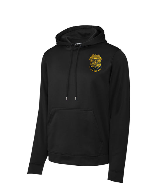 ARMY CID EMBROIDERED WICKING HOODED PULLOVER-F244