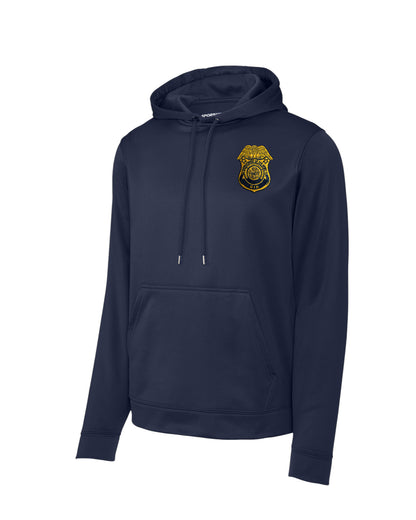ARMY CID EMBROIDERED WICKING HOODED PULLOVER-F244