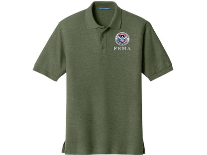 MEN'S FEMA BADGE PORT AUTHORITY POLO - K500