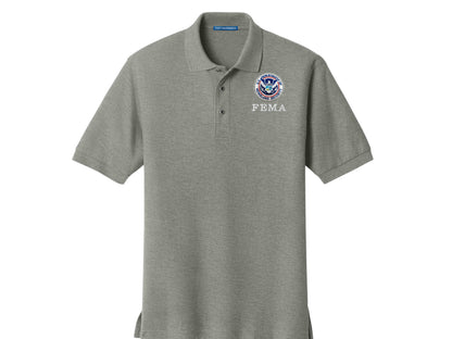 MEN'S FEMA BADGE PORT AUTHORITY POLO - K500