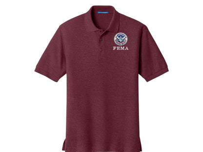 MEN'S FEMA BADGE PORT AUTHORITY POLO - K500
