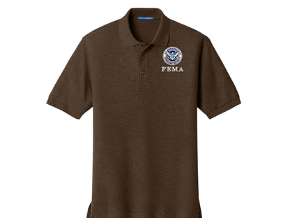 MEN'S FEMA BADGE PORT AUTHORITY POLO - K500