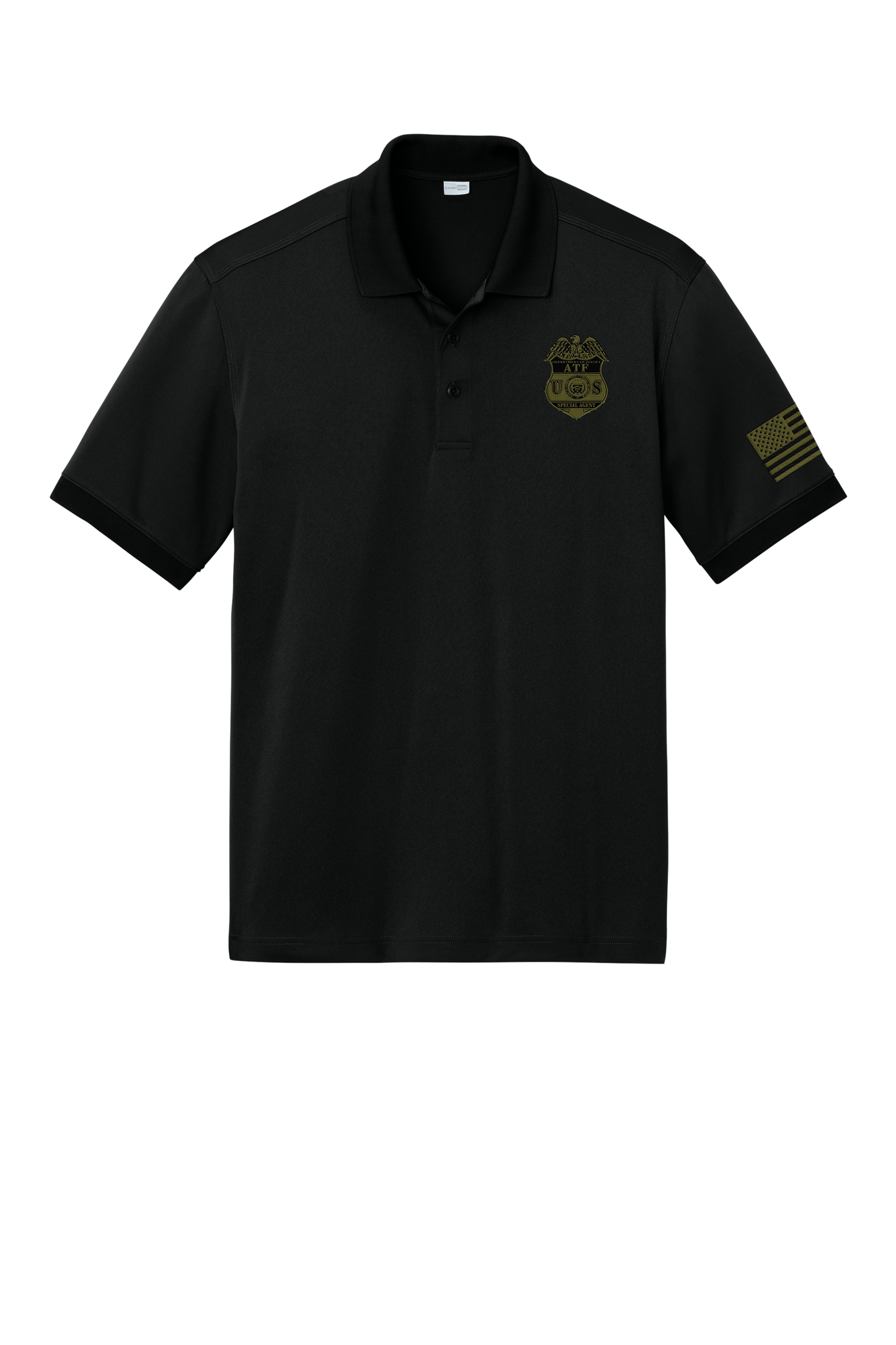 ATF CS450 BLACK MEN'S WORKWEAR PRO POLO