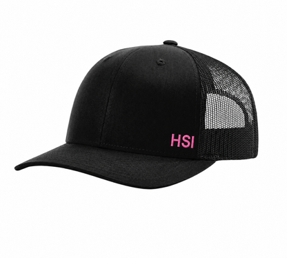 PINK HSI LETTERS ON RICHARDSON HAT