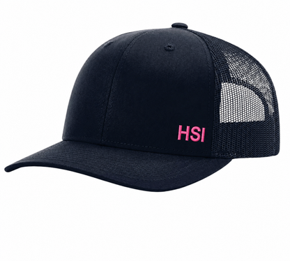 PINK HSI LETTERS ON RICHARDSON HAT