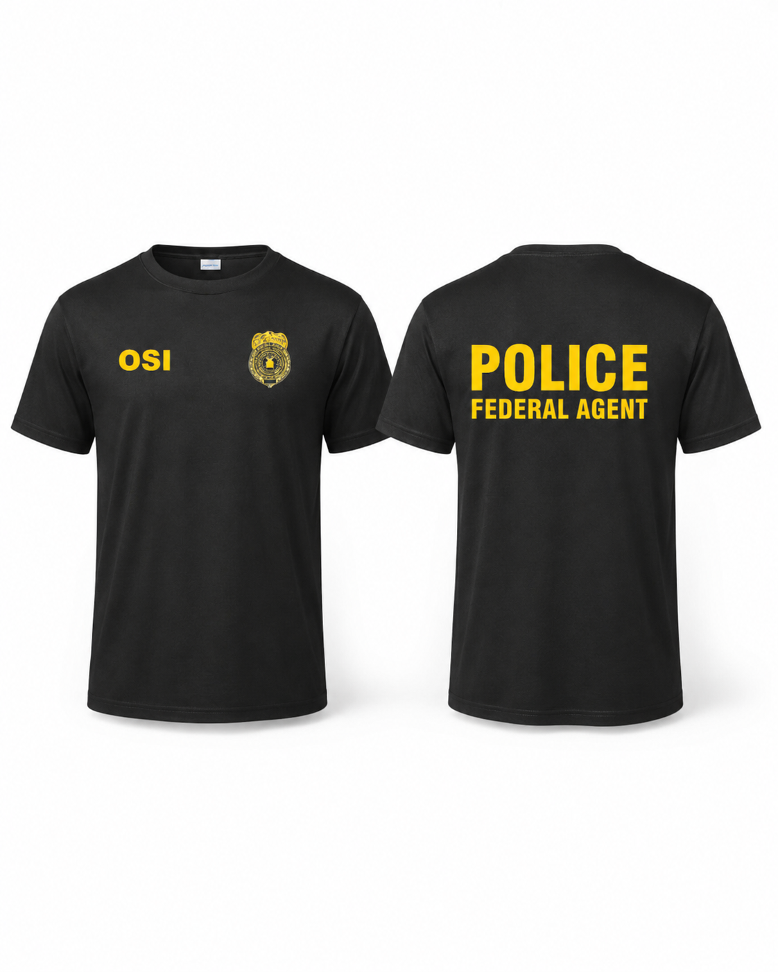 AF OSI RAID T-SHIRT GOLD INK