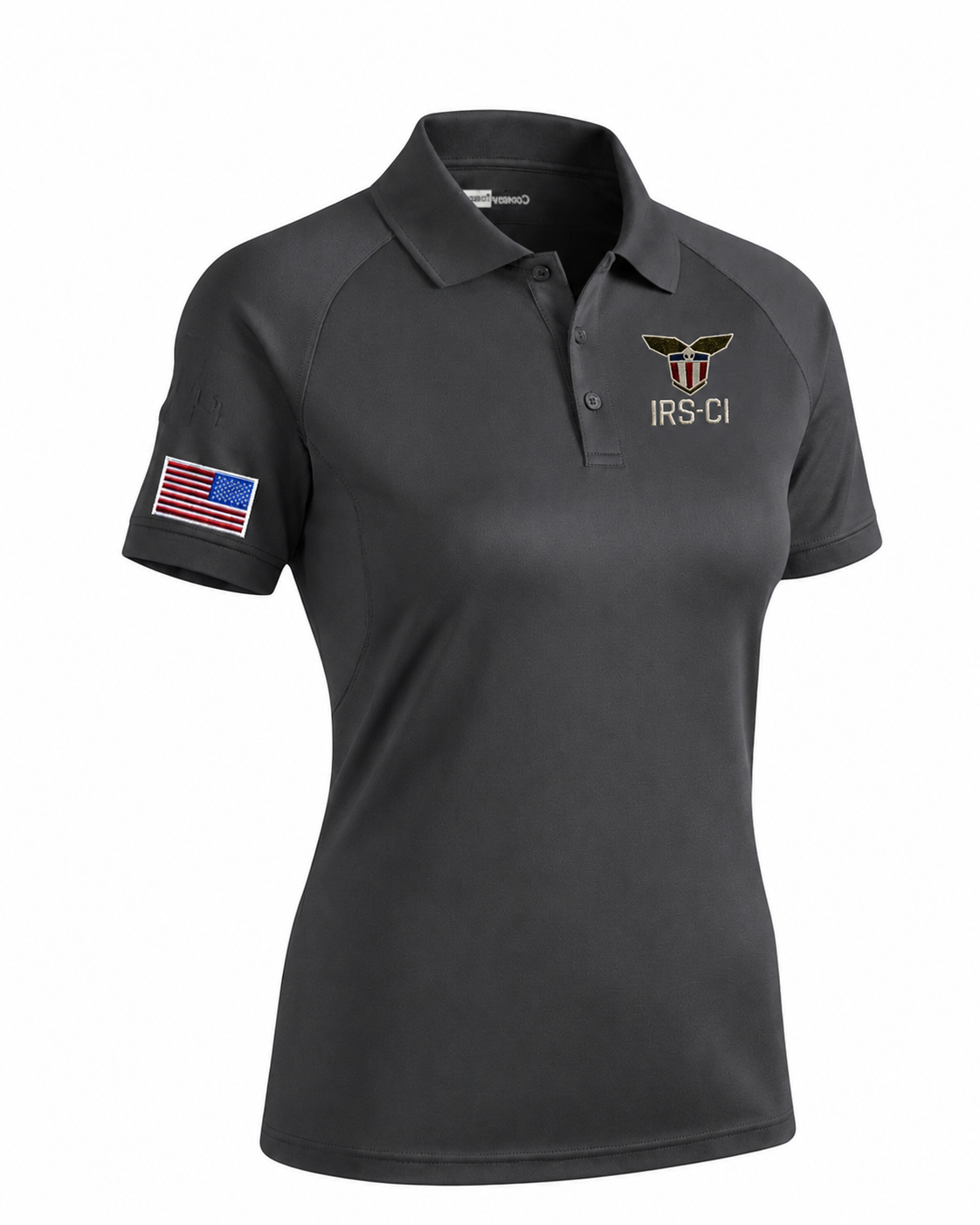 LADIES'S IRS CI S/A SEAL W/ REV MULTI FLAG POLO-CS411