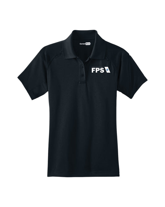 WOMEN'S FPS PRINTED CORNERSTONE PERFORMANCE TACTICAL POLO-CS411