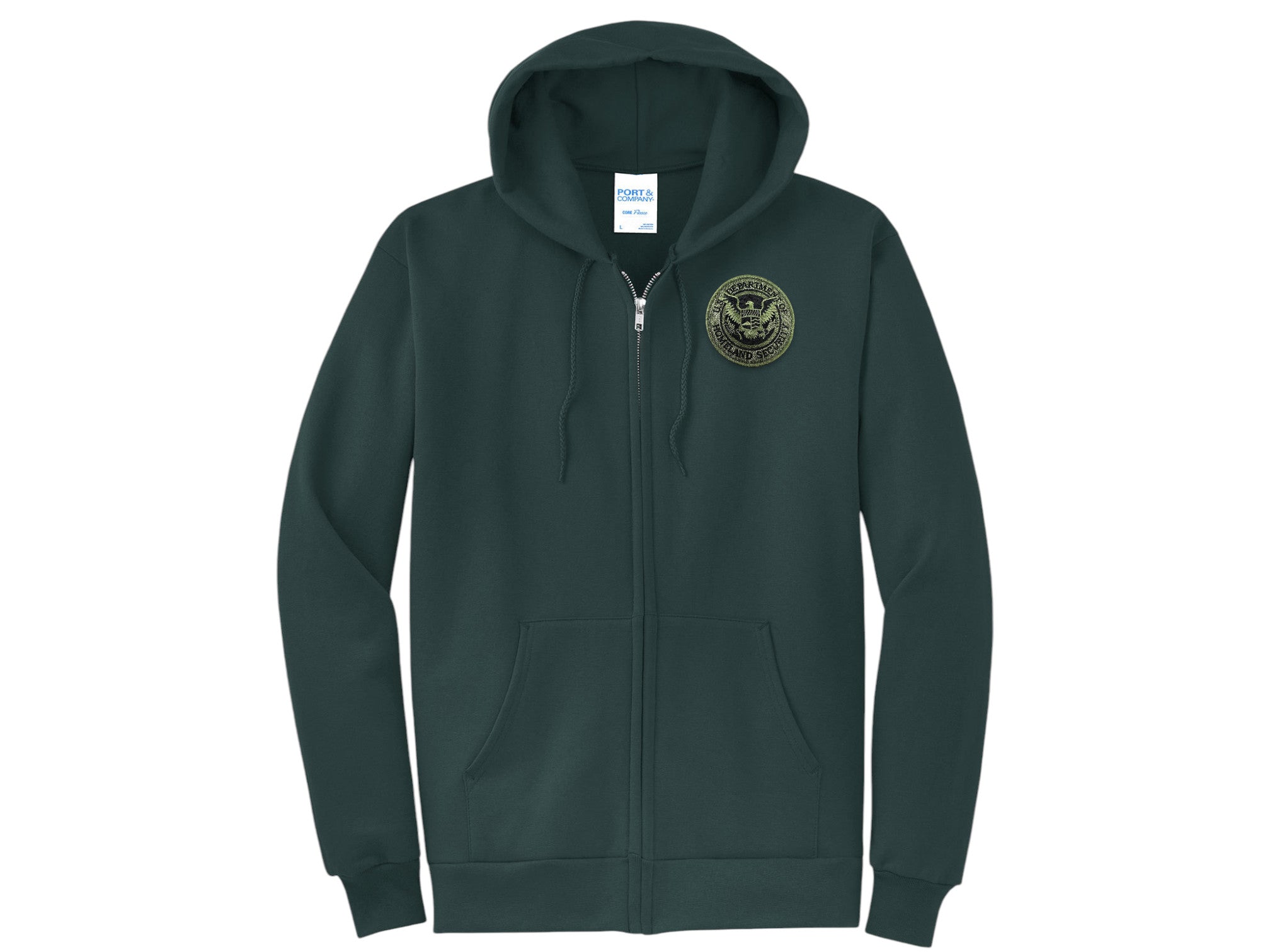 DHS FULL ZIP HOODED SWEATSHIRT-PC78ZH – Sally's Cop Shop