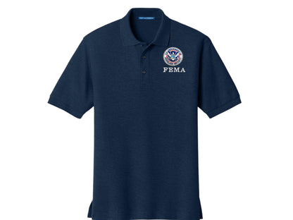 MEN'S FEMA BADGE PORT AUTHORITY POLO - K500