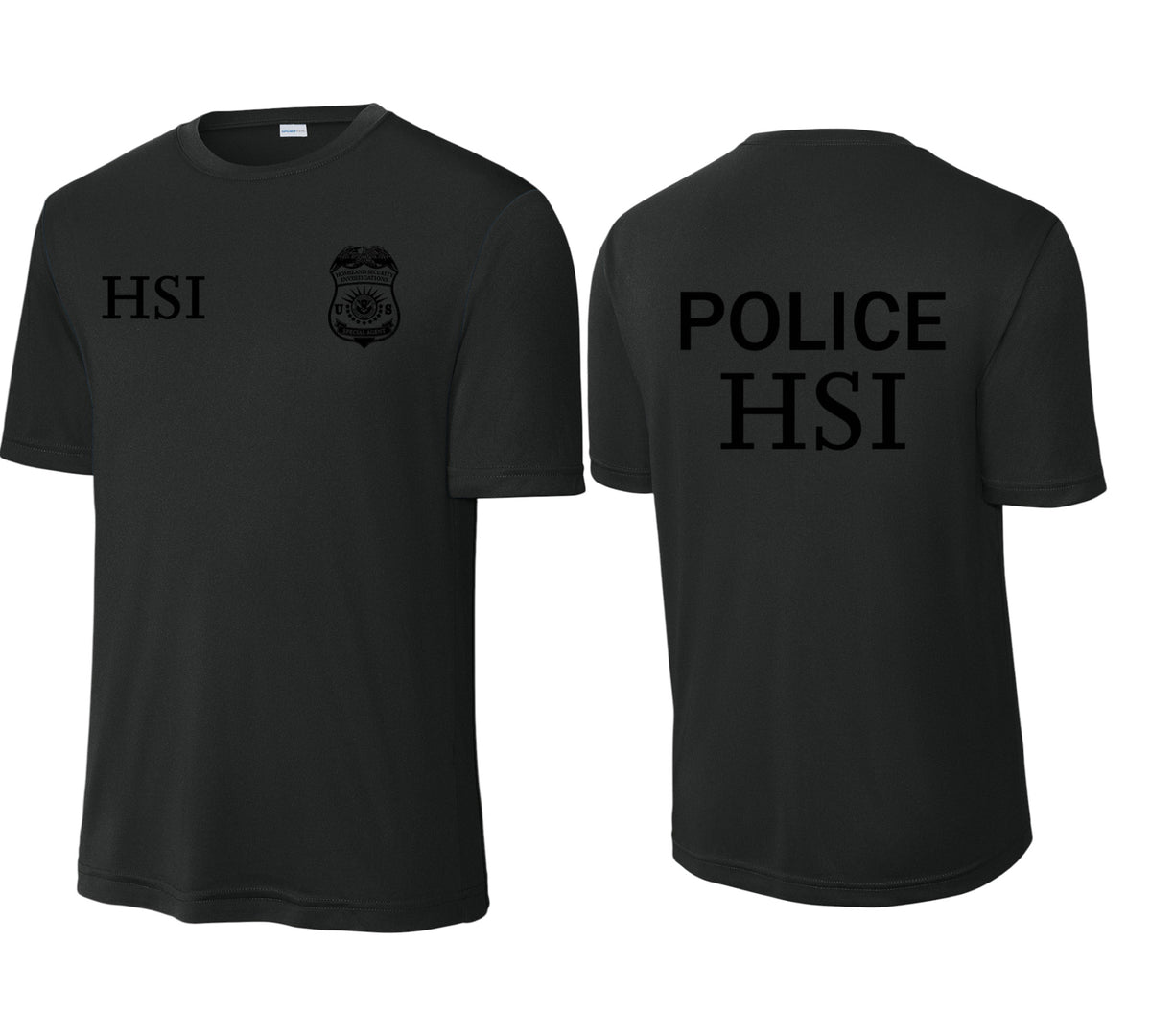 HSI SPECIAL AGENT WICKING RAID T-SHIRT-ST350