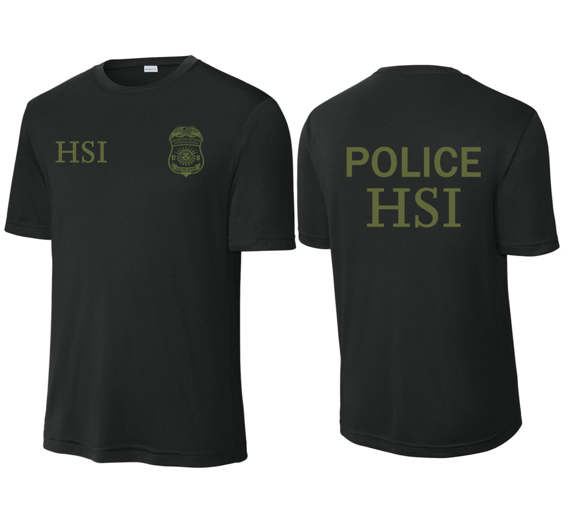 HSI SPECIAL AGENT WICKING RAID T-SHIRT-ST350
