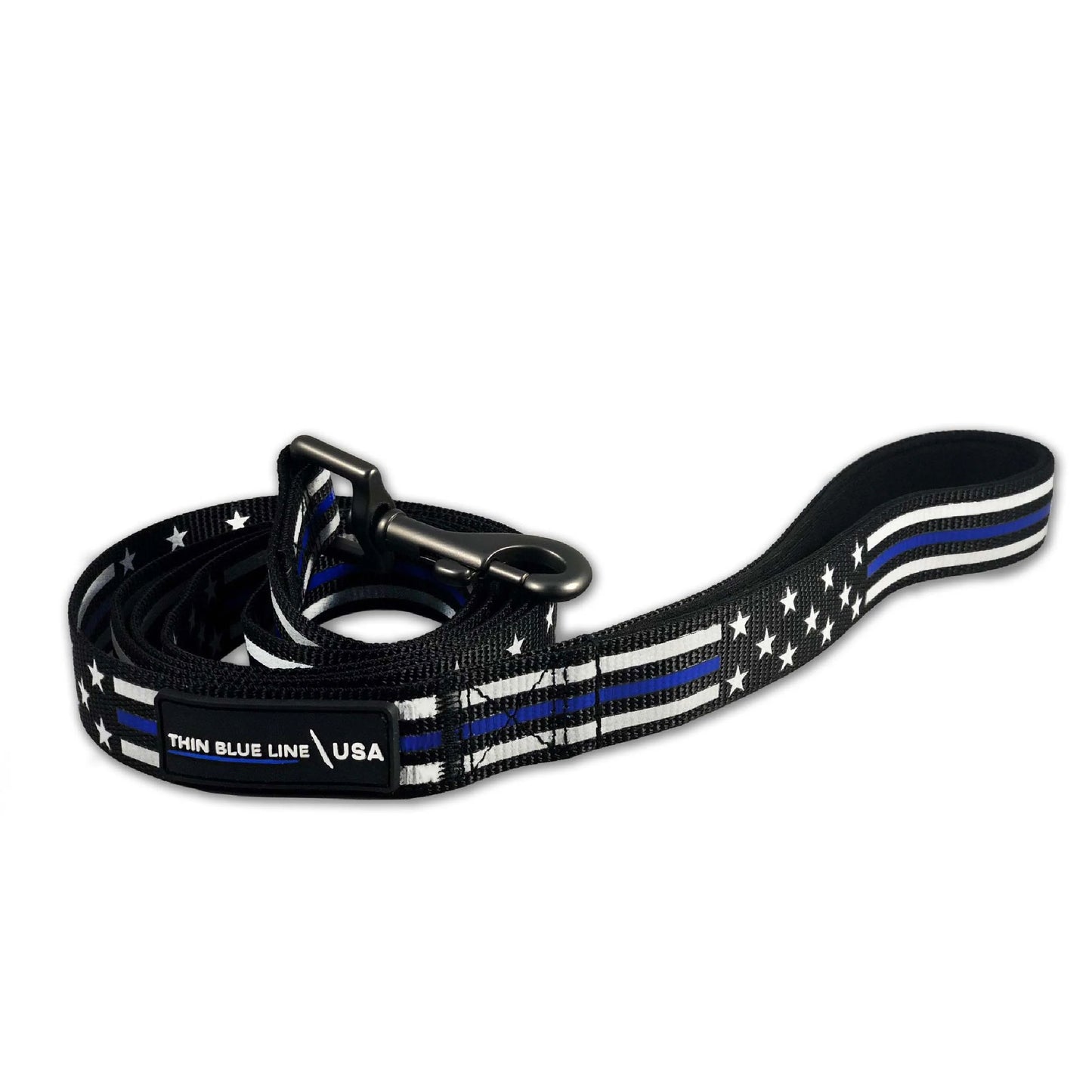BLUE LINE DOG LEASH STARS AND STRIPES