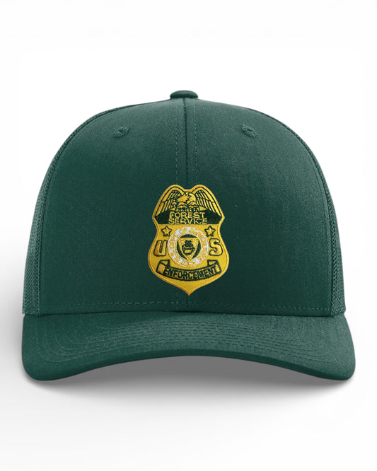 USFS ENFORCEMENT BADGE RICHARDSON HAT 112