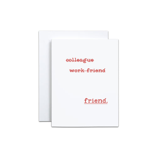 Work Friend Card