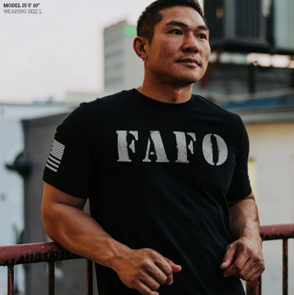 GRUNT STYLE FAFO T-SHIRT - BLACK