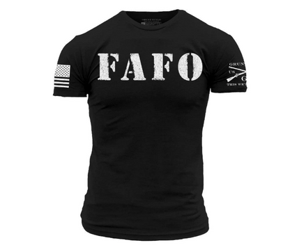 GRUNT STYLE FAFO T-SHIRT - BLACK