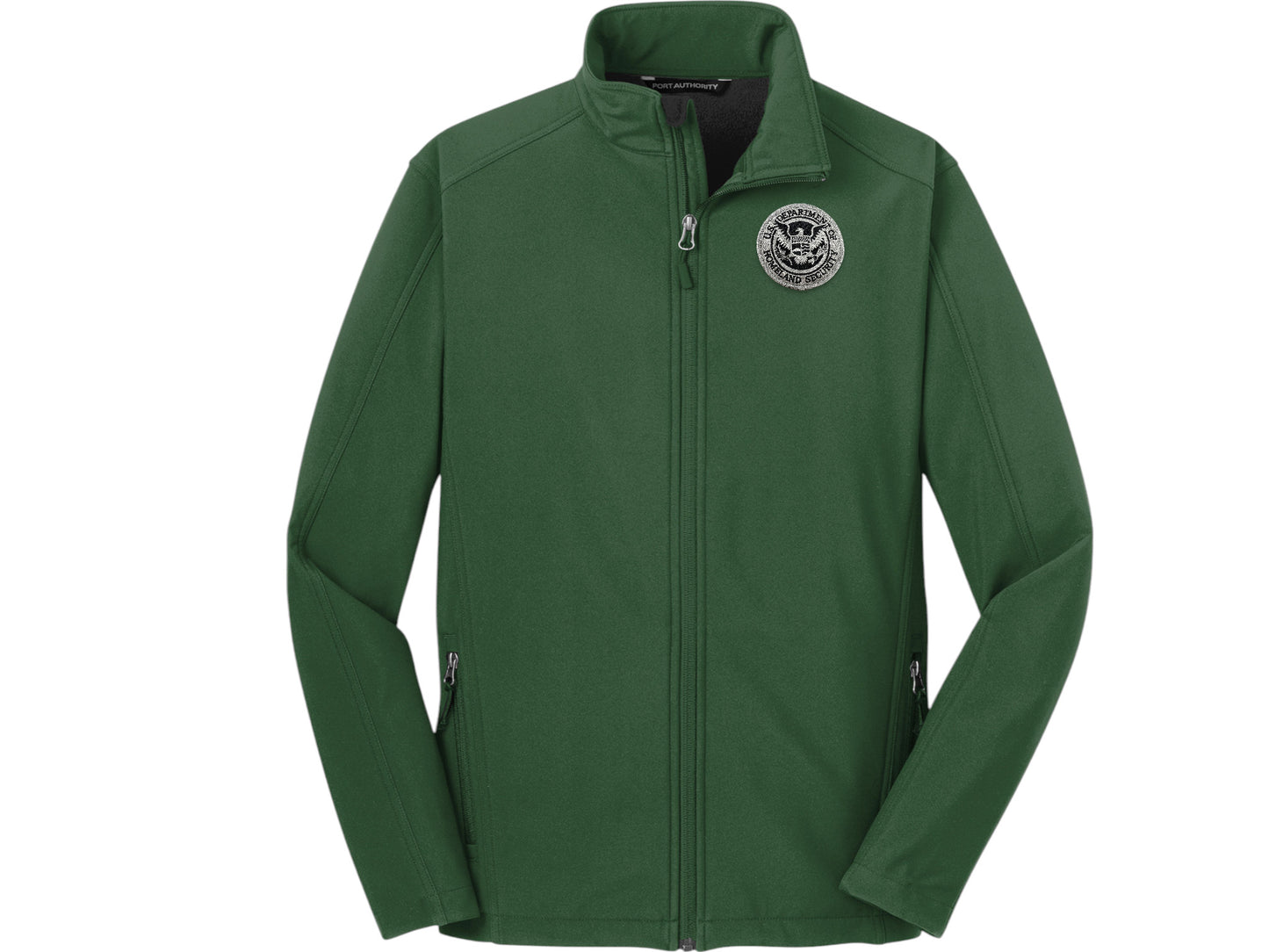 MEN'S SOFT SHELL JACKET DHS SEAL EMBROIDERED