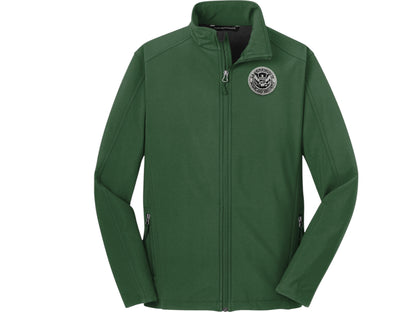 MEN'S SOFT SHELL JACKET DHS SEAL EMBROIDERED