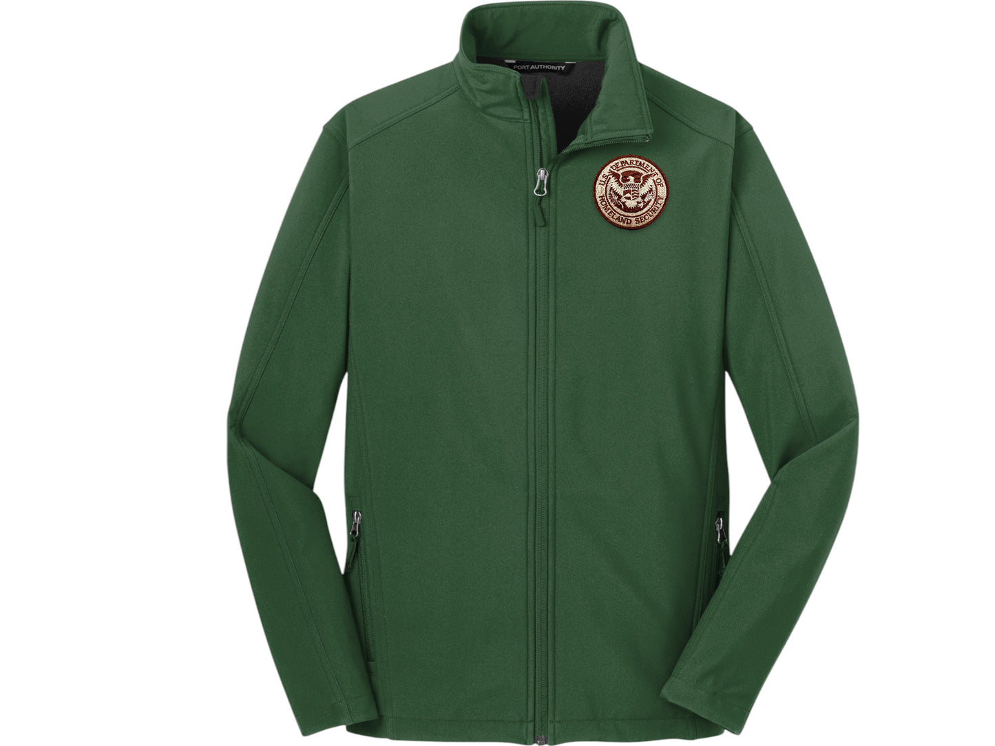 MEN'S SOFT SHELL JACKET DHS SEAL EMBROIDERED
