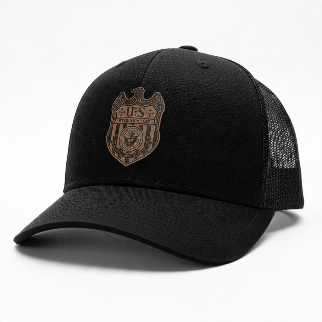 NCIS S/A LEATHERETTE PATCH ON RICHARDSON HAT-112