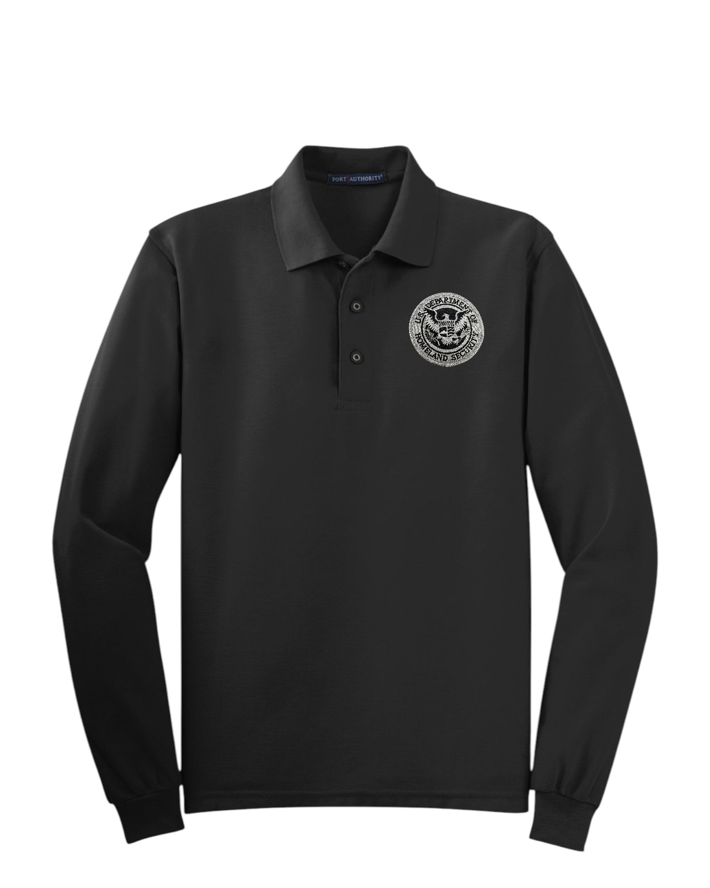 MEN'S LONG SLEEVE DHS SEAL PORT AUTHORITY POLO - K500LS
