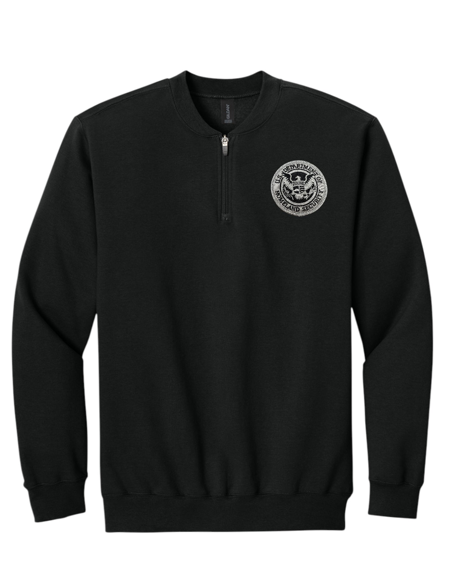 DHS SEAL GILDEN SOFTSTYLE MIDWEIGHT FLEECE 1/4 ZIP: SF008