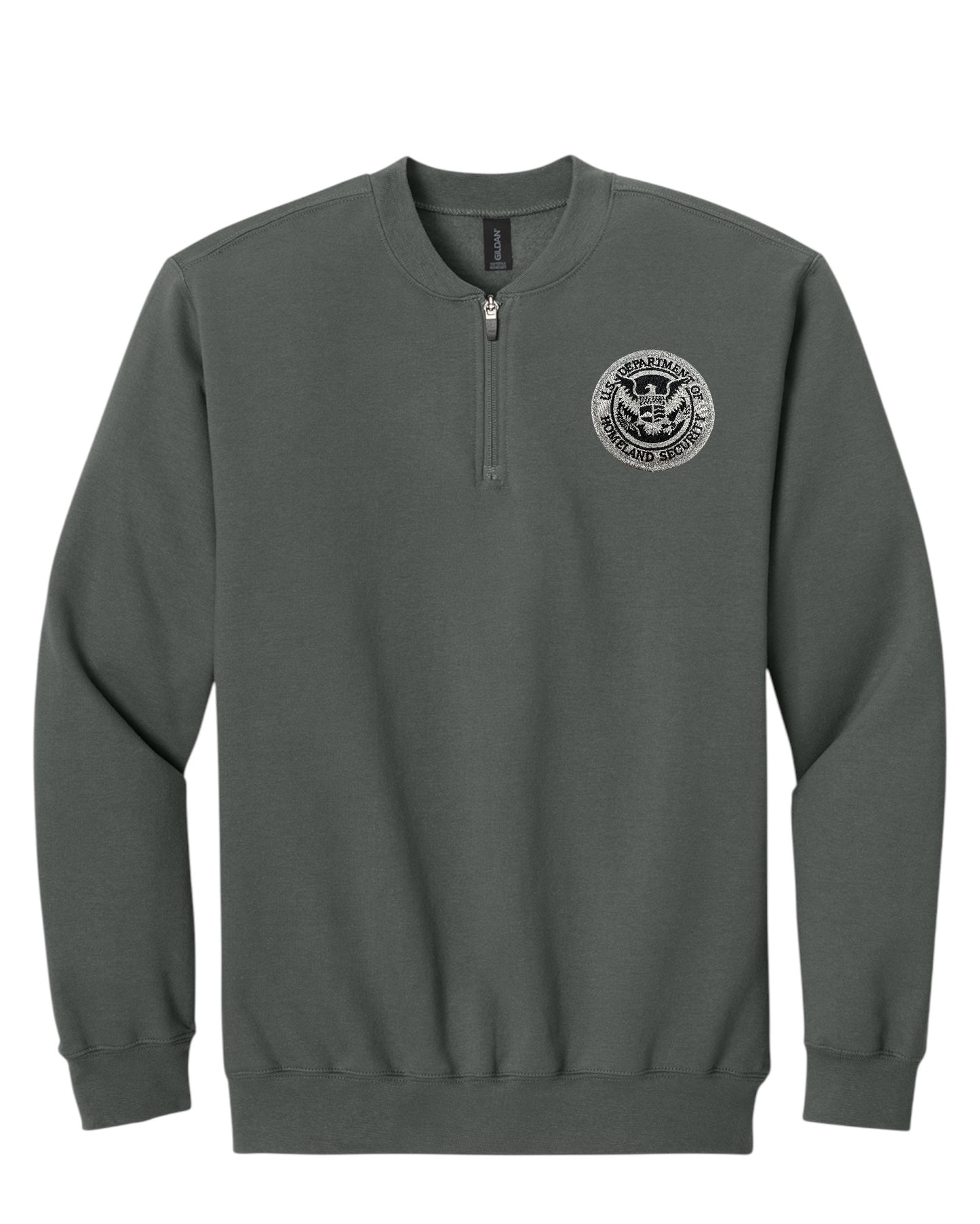 DHS SEAL GILDEN SOFTSTYLE MIDWEIGHT FLEECE 1/4 ZIP: SF008