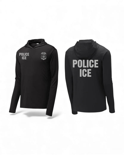 POLICE ICE WICKING HOODED PULLOVER-ST358