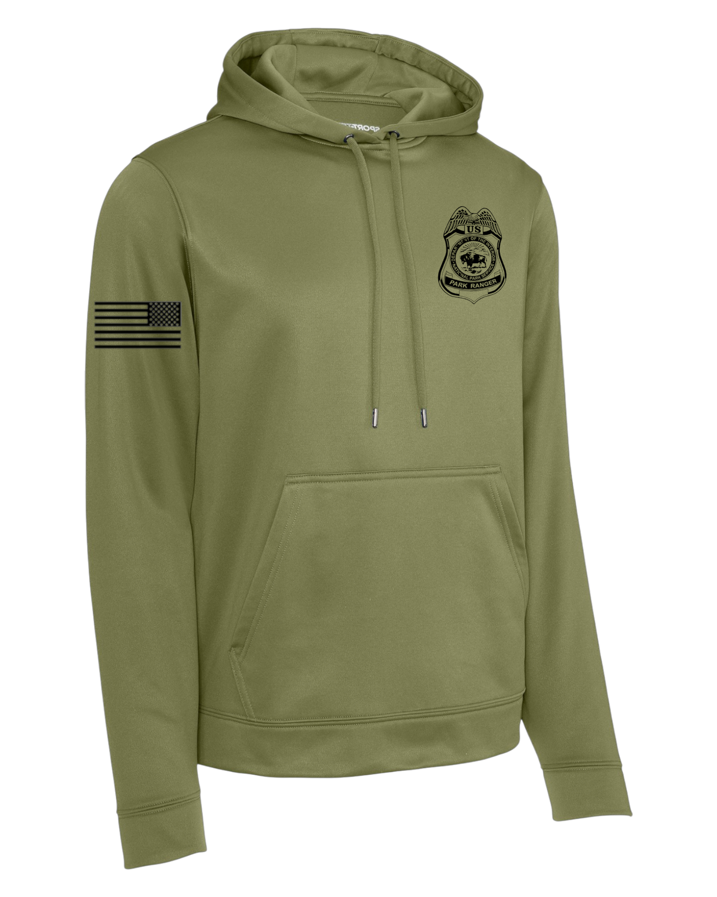 NPS PARK RANGER HOODED WICKING PULLOVER-F244