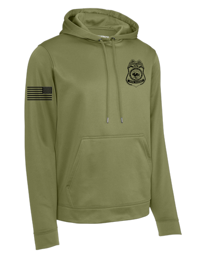 NPS PARK RANGER HOODED WICKING PULLOVER-F244