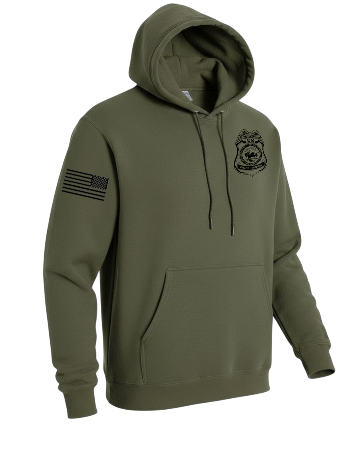 NPS PARK RANGER HOODED SWEATSHIRT 50/50 FLEECE-PC78H