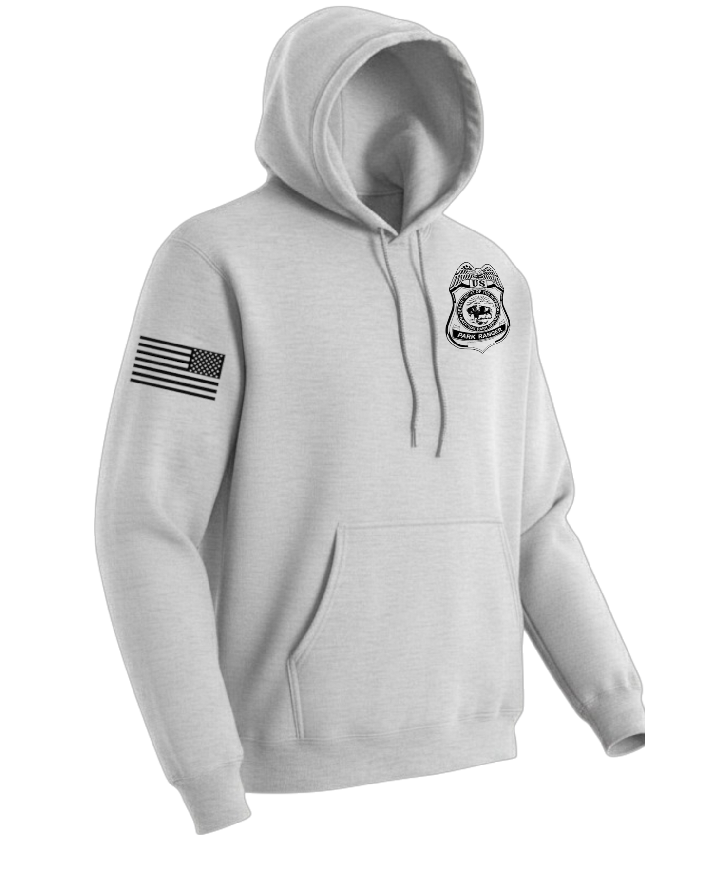 NPS PARK RANGER HOODED SWEATSHIRT 50/50 FLEECE-PC78H